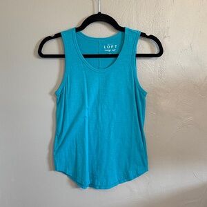 LOFT vintage soft blue tank top